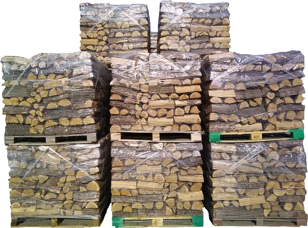 Legna da ardere essiccata in forno – Quercia e Faggio – Tronchetti 33 cm, pallet 2,5 steri (1,75 m³) - immagine 2