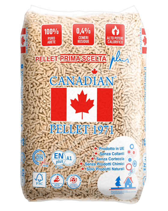 Pellet Canadian 15 kg – Confezione da 70 sacchi (Qualità Premium Canadese) - immagine 2